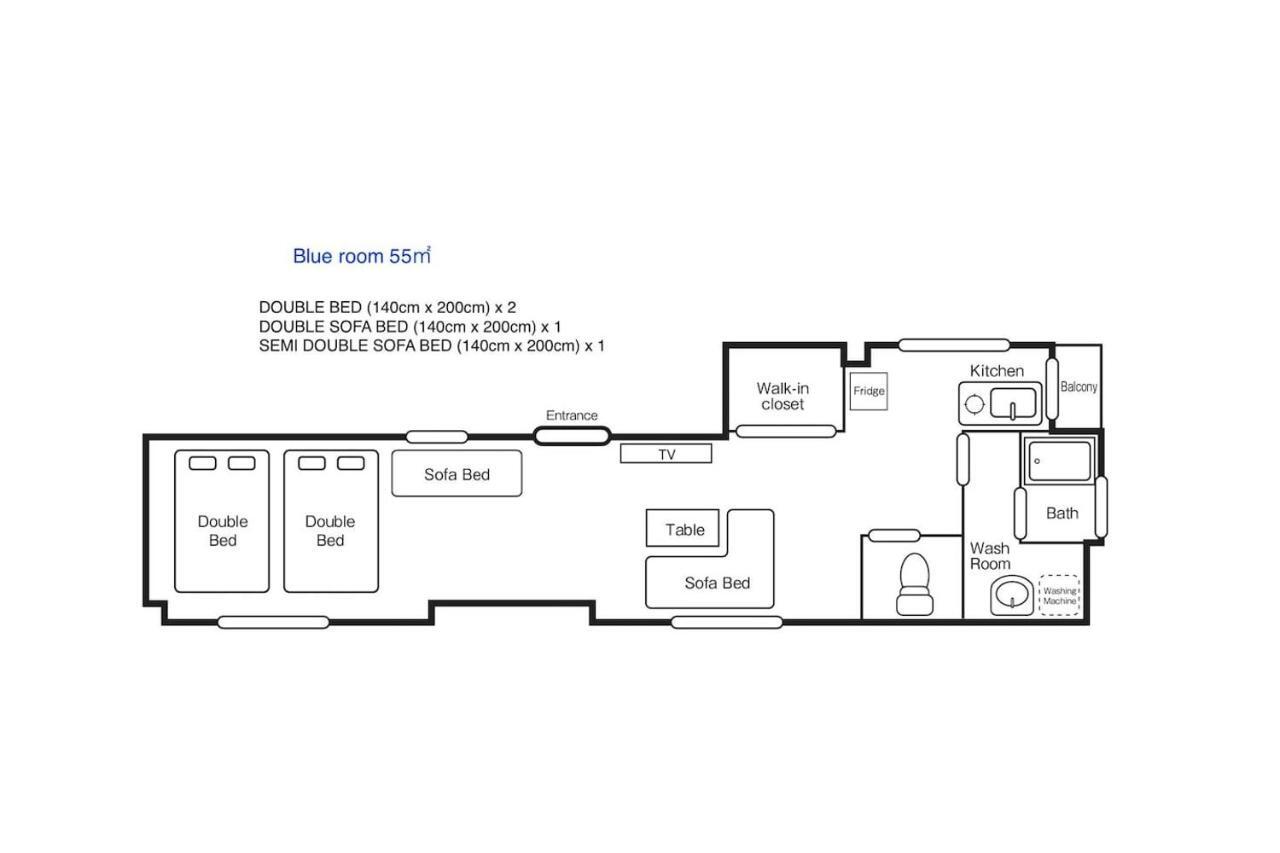 Es41 Elizabeth Garden Shinmachi Apartment Osaka Bagian luar foto