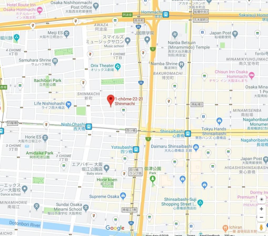 Es41 Elizabeth Garden Shinmachi Apartment Osaka Bagian luar foto